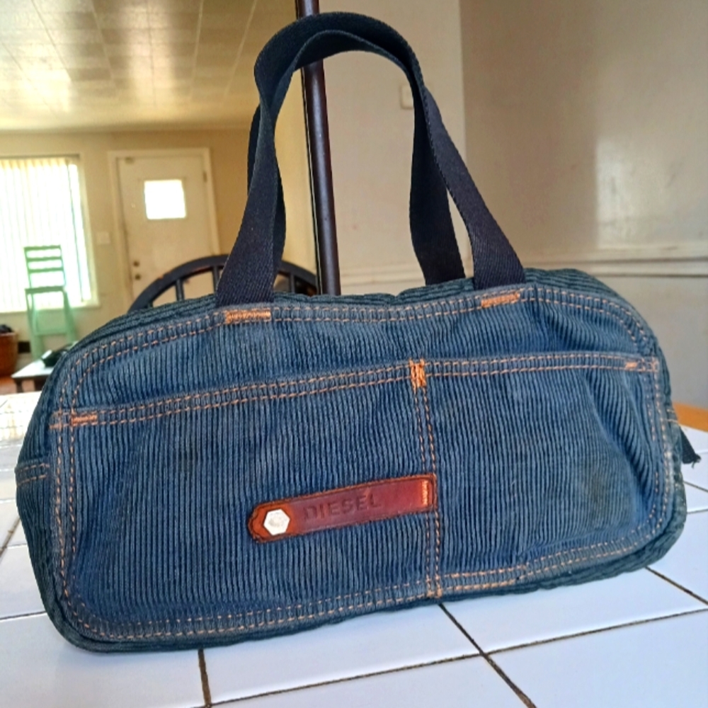 Diesel corduroy purse
